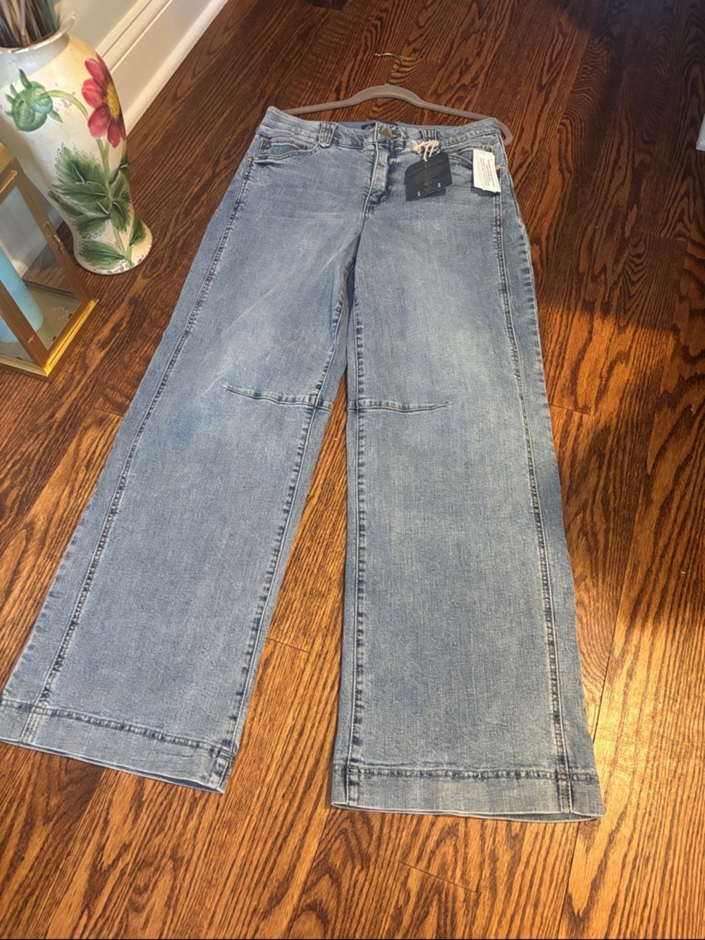 Democracy Light Blue Wide-Leg High-Rise Jeans